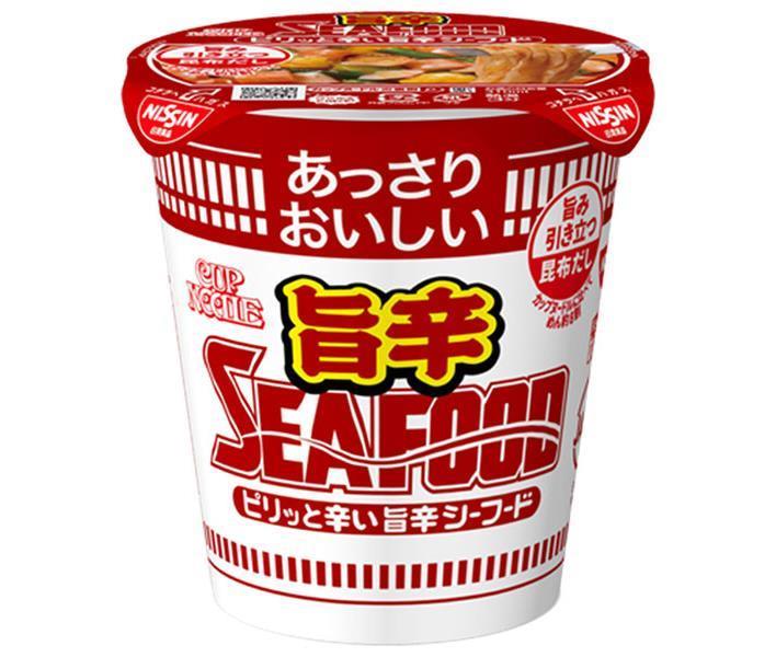 Nissin Foods Light and Delicious Cup Noodles Delicious and Spicy Seafood 58g x 20 pieces [Shipped in Japan]