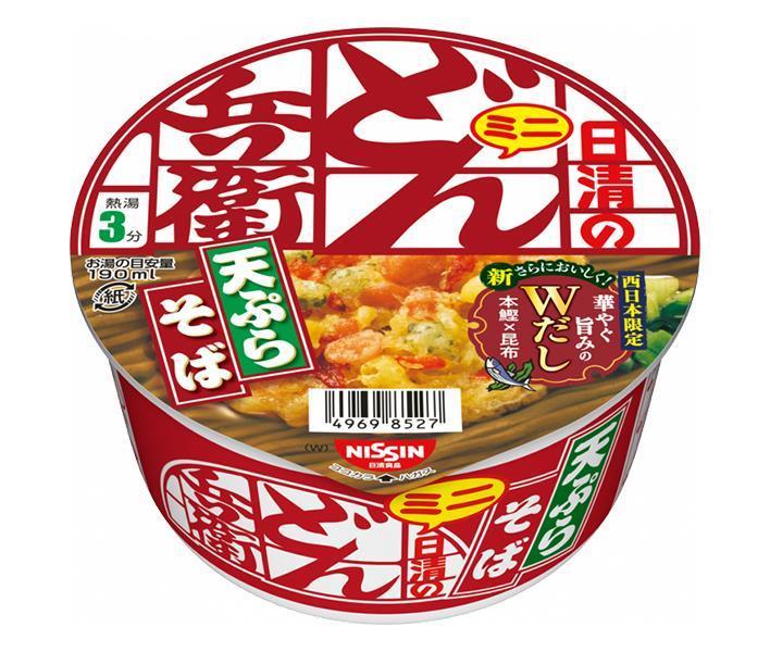 日清食品 日清のどん兵衛 天ぷらそばミニ [西] 46g×24(12×2)個入【日本出荷】