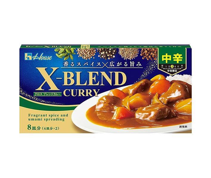 House Foods Cross Blend Curry Medium Spicy 140g x 10 pieces [Shipped in Japan]