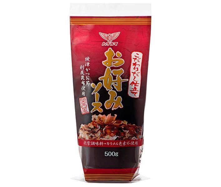 ハグルマ こだわりだし仕立て お好みソース 関西風 500g×12本入【日本出荷】