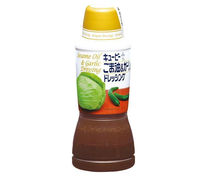 キューピー ごま油＆ガーリックドレッシング 380mlペットボトル×12(6×2)本入【日本出荷】