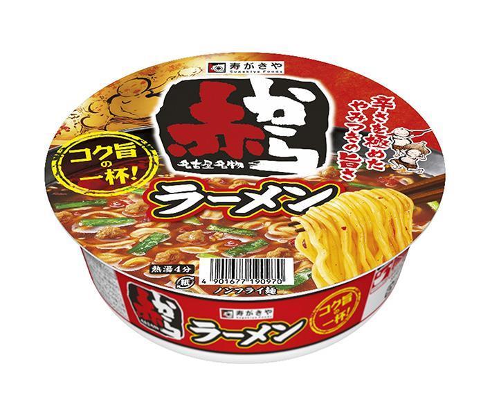 Sugakiya Aka Kara Ramen 121g x 12 pieces [Shipped in Japan]