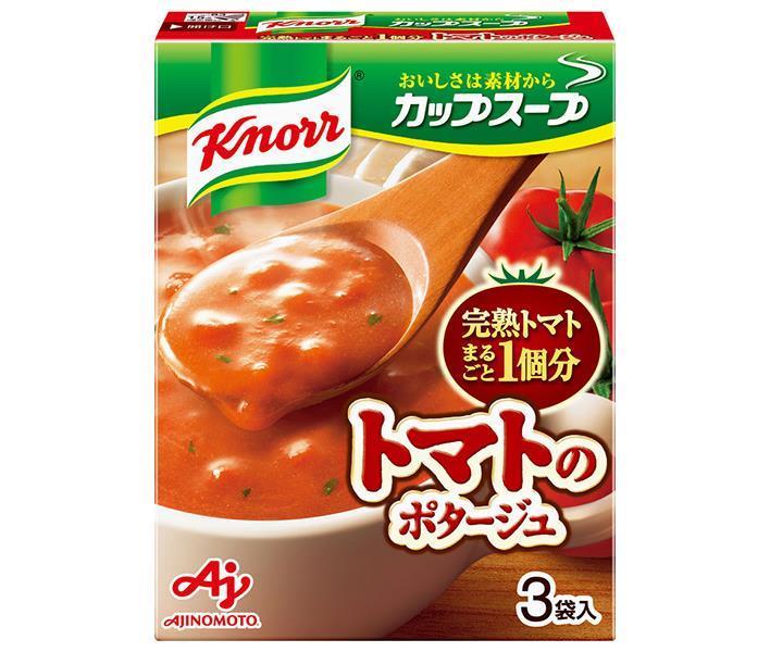 味の素 クノール カップスープ 完熟トマトまるごと1個分使ったポタージュ (17.0g×3袋)×10箱入【日本出荷】