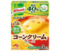 味の素 クノール カップスープ コーンクリーム(塩分カット) (18.9g×3袋)×10箱入【日本出荷】