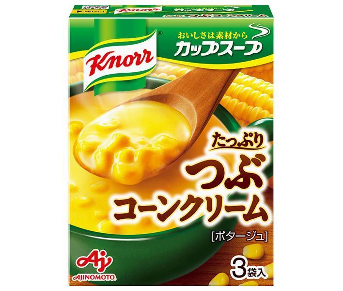味の素 クノール カップスープ つぶたっぷりコーンクリーム (16.1g×3袋)×10箱入【日本出荷】