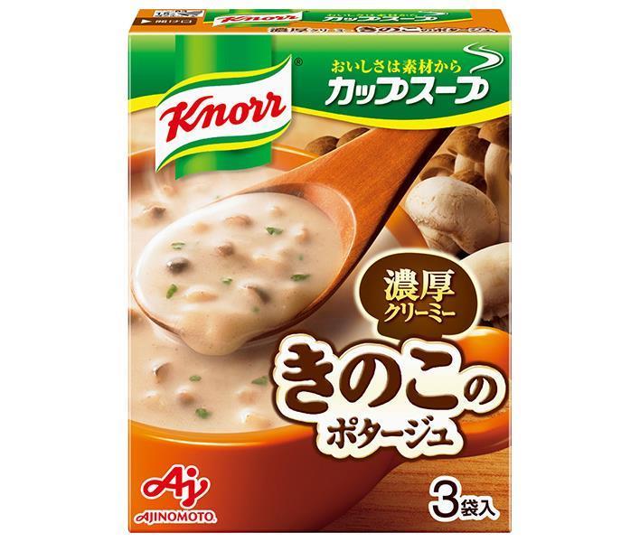 Ajinomoto Knorr Cup Soup Milk Mushroom Potage (14.2g x 3 bags) x 10 boxes [Shipped in Japan]