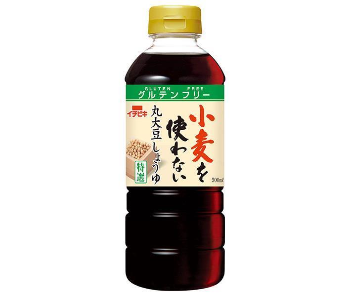 Ichibiki Wheat-free whole soybean soy sauce 500ml plastic bottles x 8 bottles [shipped in Japan]