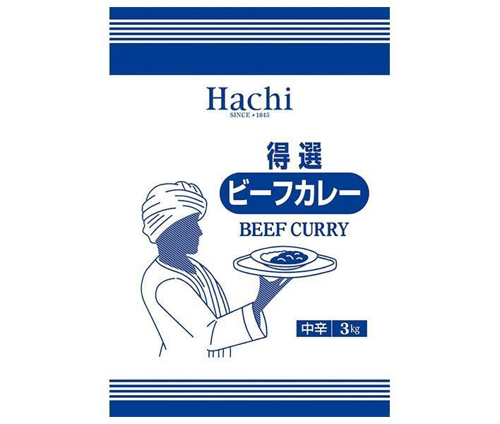 ハチ食品 特選ビーフカレー 中辛 3kg×4袋入【日本出荷】
