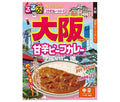 ハチ食品 るるぶ×Hachiコラボシリーズ 大阪甘辛ビーフカレー 中辛 180g×20個入【日本出荷】