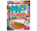 ハチ食品 るるぶ×Hachiコラボカレーシリーズ 神戸 赤ワイン煮込みビーフカレー 180g×20個入【日本出荷】