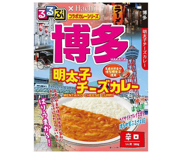 Hachi Foods Rurubu x Hachi Collaboration Curry Series Hakata Mentaiko Cheese Curry 180g x 20 pieces [Shipped in Japan]
