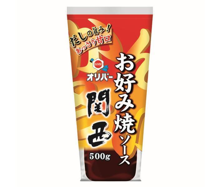 オリバーソース お好み焼ソース 関西 500g×12本入【日本出荷】