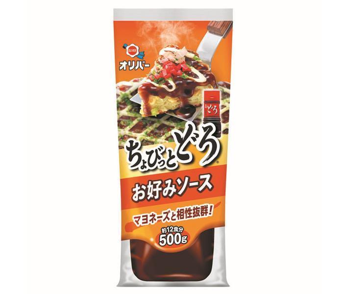 Oliver Sauce Okonomi Sauce Chobitto Doro 500g x 12 pieces [Shipped in Japan]