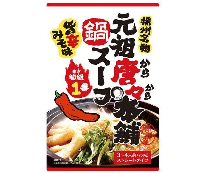 Tian Seimen Ganso Karakara Honpo Nabe no Soybean Spiciness No. 1 750g x 10 bags [Shipped in Japan]