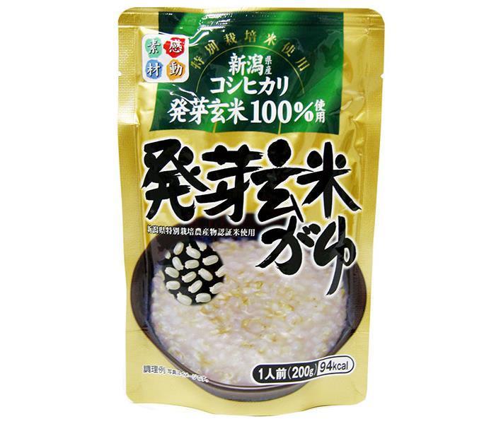 ヒカリ食品 こしひかり 発芽玄米がゆ 200gパウチ×24個入【日本出荷】