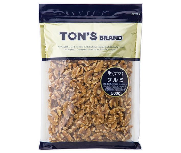 東洋ナッツ食品 トン クルミ（生） 500g×10袋入【日本出荷】