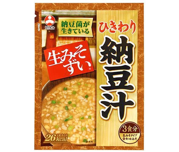 旭松 袋入生みそずい ひきわり納豆汁3食 46.5g×10袋入【日本出荷】
