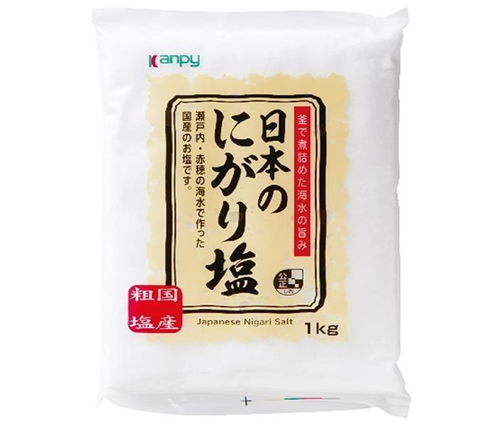 カンピー 日本のにがり塩 1kg×12袋入【日本出荷】