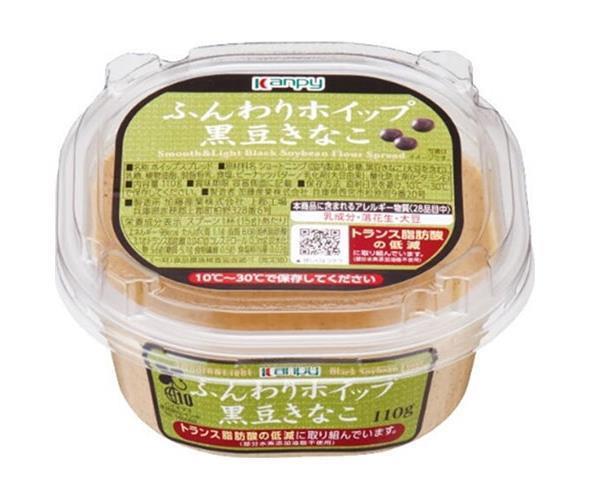 Campy Fluffy Whip Black Soybean Kinako 110g x 6 pieces [Shipped in Japan]