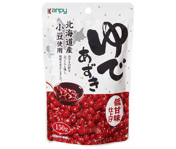 カンピー 北海道ゆであずき 低甘味仕上げ 150g×12袋入【日本出荷】