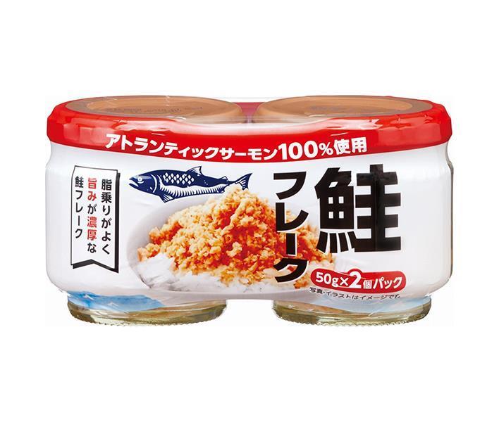 Kato Sangyo Salmon flakes (50g x 2) x 12 pieces [shipped in Japan]