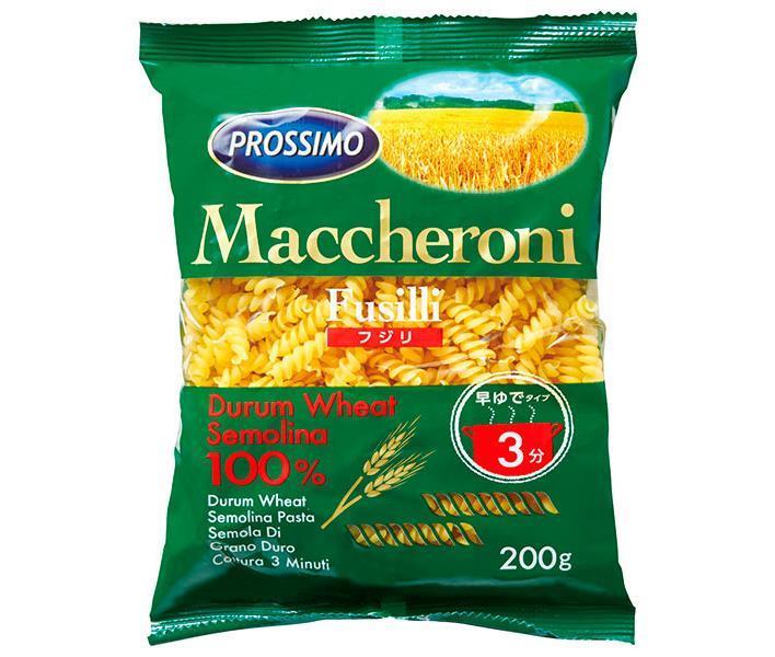 Prossimo macaroni fusili quick-boiled type 200g x 24 bags [shipped in Japan]