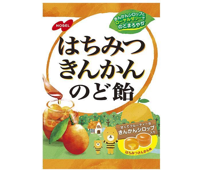 ノーベル製菓 はちみつきんかんのど飴 110g×6個入【日本出荷】