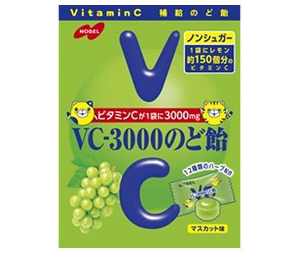 ノーベル製菓 VC-3000のど飴 マスカット 90g×6袋入【日本出荷】