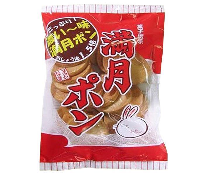 松岡製菓 濃い味 満月ポン 80g×12袋入【日本出荷】