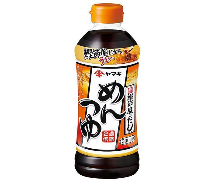 ヤマキ めんつゆ 500mlペットボトル×12本入【日本出荷】