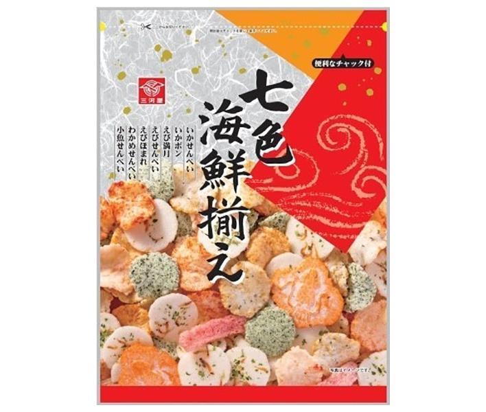三河屋製菓 七色海鮮揃え 125g×12袋入【日本出荷】