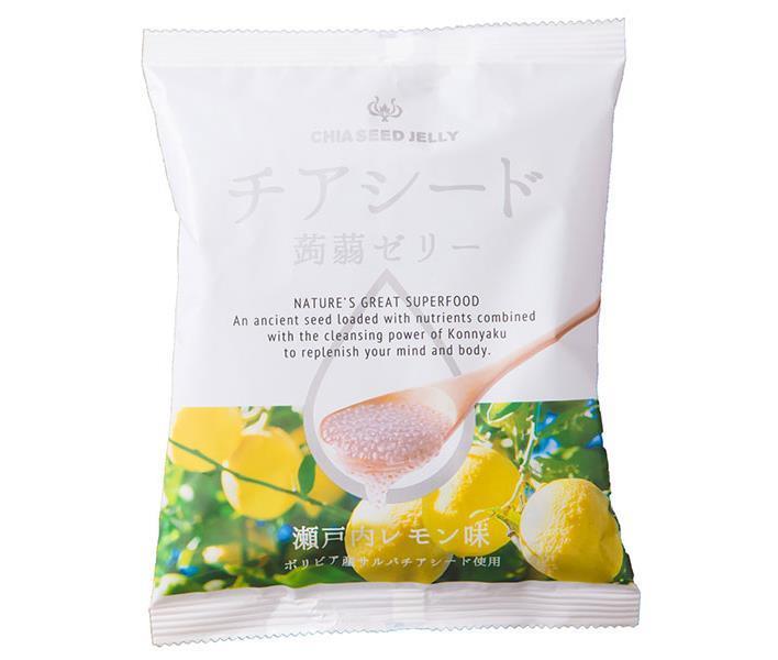 若翔 チアシード蒟蒻ゼリー 瀬戸内レモン味 10個×12袋入【日本出荷】