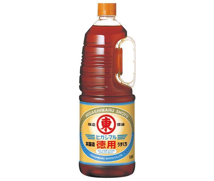 ヒガシマル醤油 徳用うすくちしょうゆ ハンディ 1.8L×6本入【日本出荷】