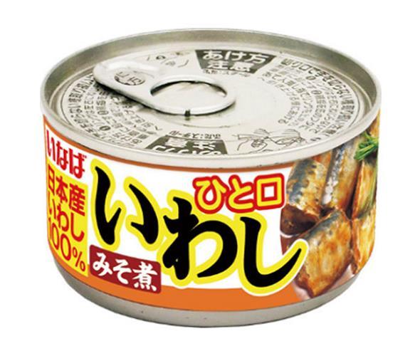 いなば食品 ひと口いわし みそ煮 115g缶×24個入【日本出荷】