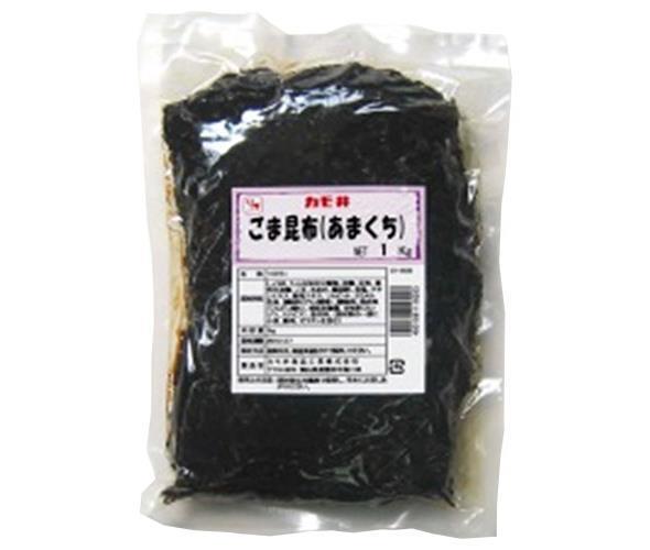 カモ井 ごま昆布(あまくち) 1kg×1袋入【日本出荷】