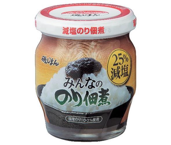 Isojiman Minna no Nori Tsukudani 25% less salt 145g bottle x 12 pieces [Shipped in Japan]