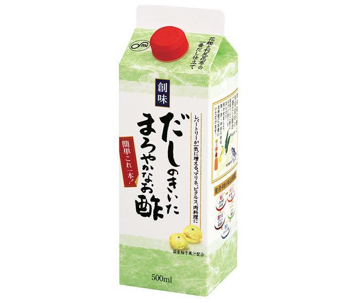 創味食品 創味 だしのきいたまろやかなお酢 500ml紙パック×6本入【日本出荷】