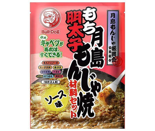 Bulldog Sauce Tsukishima Mochi Mentaiko Monja Sauce Flavor 106g x 5 bags [Shipped in Japan]