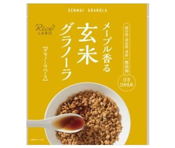 Happy Rice Grain Maple Flavored Brown Rice Granola (Granola Base) 250g x 15 Bags [Shipped in Japan]