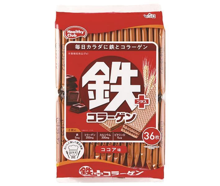 Hamada Confect Iron Plus Collagen Wafers 36 pieces x 10 bags [shipped in Japan]
