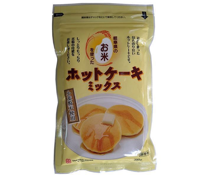 Sakurai Foods Rice Pancake Mix 200g x 20 bags [shipped in Japan]
