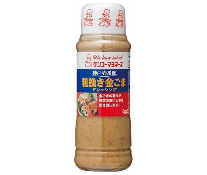 Kenko Mayonnaise Kobe Ichibankan Coarsely ground gold sesame dressing 300ml x 12 pieces [Shipped in Japan]