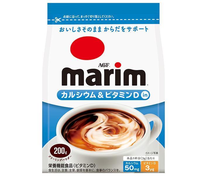 AGF Marim Calcium & Vitamin D In 200g bags x 12 bags [Shipped in Japan]