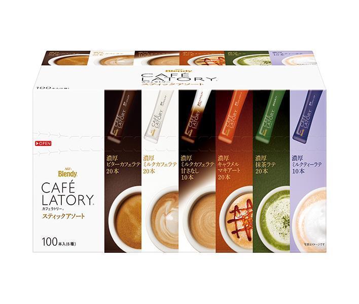 AGF Blendy Café Latory Stick Assortment 100 pieces x 6 boxes [shipped in Japan]