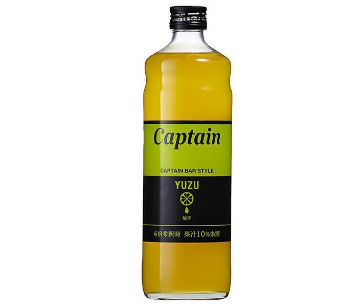 Nakamura Shoten Captain Yuzu 600ml bottle x 12 bottles [shipped in Japan]