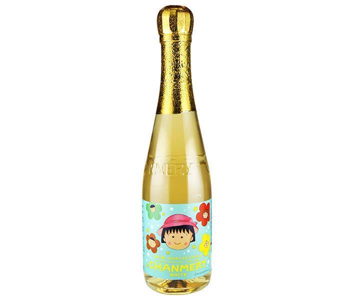 木村飲料 ちびまる子ちゃんシャンメリー ホワイト 360ml瓶×12本入【日本出荷】