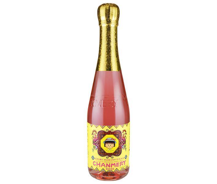 木村飲料 ちびまる子ちゃんシャンメリー ロゼ 360ml瓶×12本入【日本出荷】