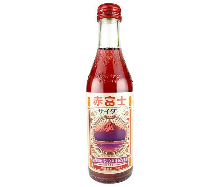 木村飲料 赤富士サイダー 240ml瓶×20本入【日本出荷】
