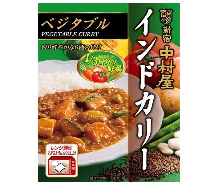 新宿中村屋 インドカリー ベジタブル 190g×5箱入【日本出荷】