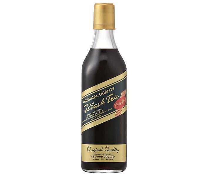 ジーエスフード GS ブラックティー アールグレイ 500ml瓶×12本入【日本出荷】